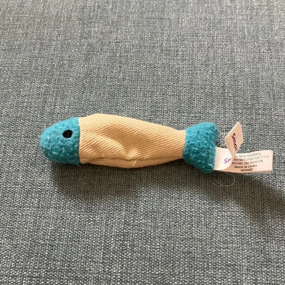 Gently Used Cat Fish Toy